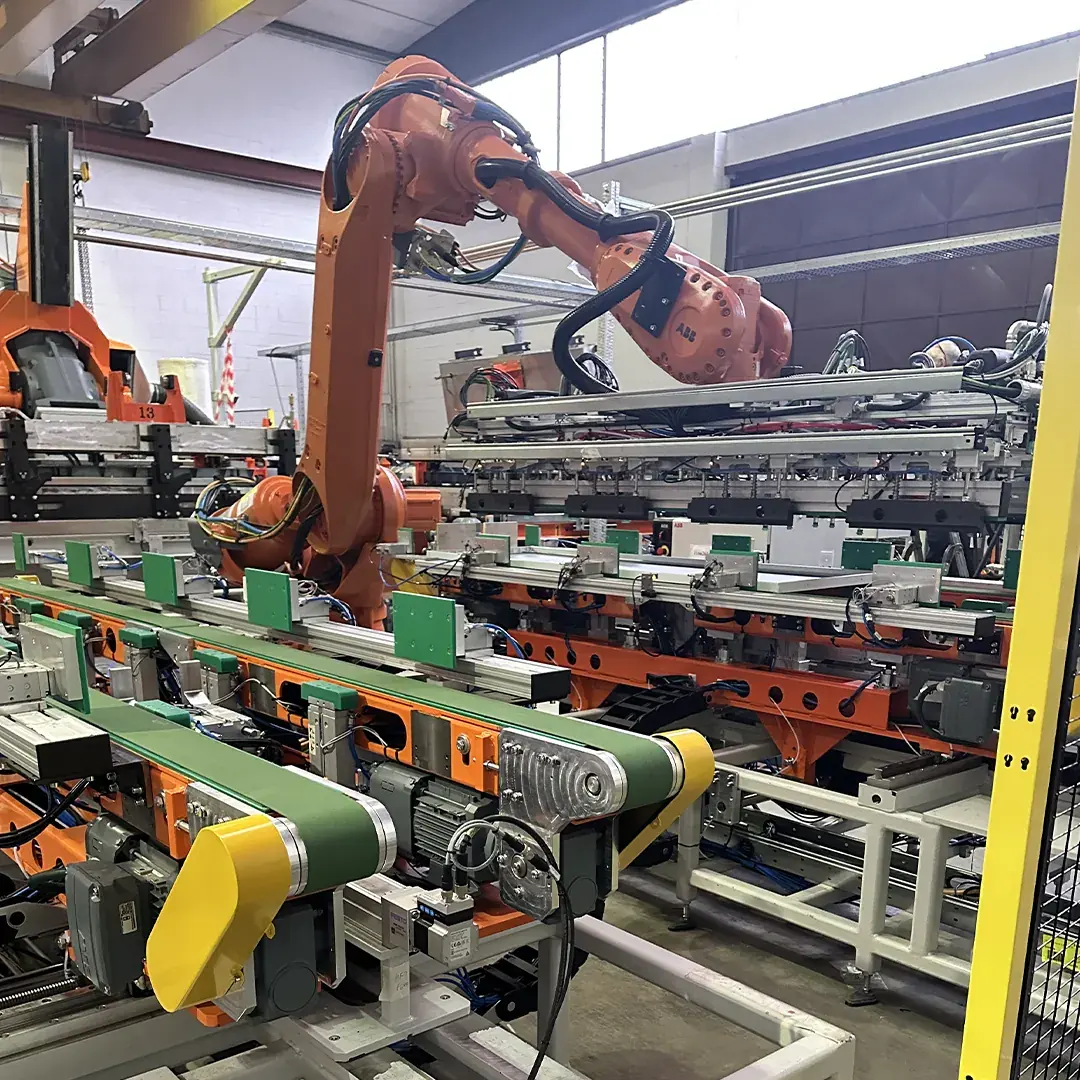 Linea di produzione robotizzata
